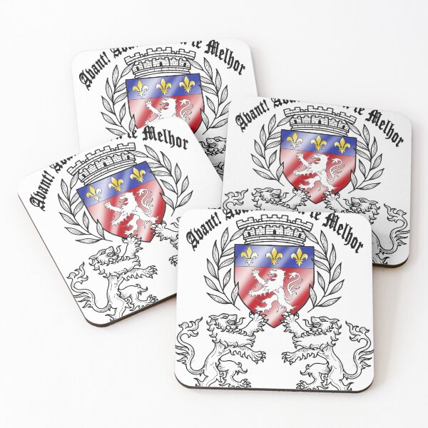 Item preview, Lyon Coat of Arms Before! Before! Visual for White T-shirt designed and sold by lilistreetattoo.
