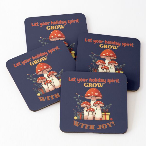 Item preview, Festive Mycology - Let Your Holiday Spirit Grow, with Joy! designed and sold by Rawecz Studio.