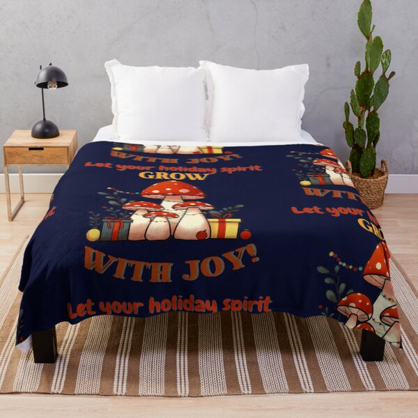 Item preview, Festive Mycology - Let Your Holiday Spirit Grow, with Joy! designed and sold by Rawecz Studio.