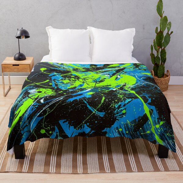 Item preview, Abstract Explosion - Blue, Green designed and sold by Exodoi.