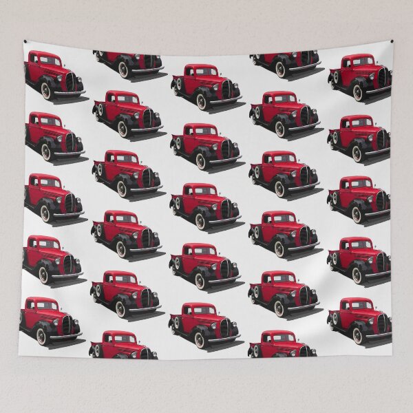 Item preview, Red Ford 1938-9 pickup truck designed and sold by avenueart01.