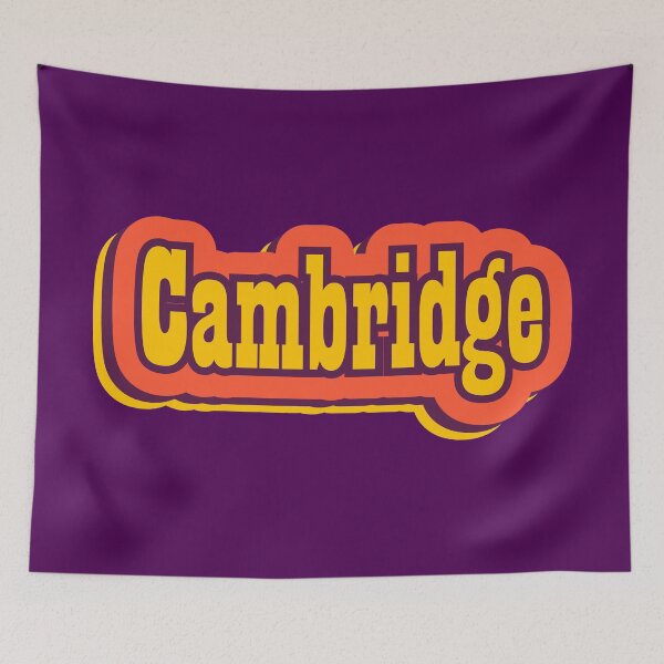 Item preview, Cambridge Retro Typography designed and sold by ArtNoveltee.
