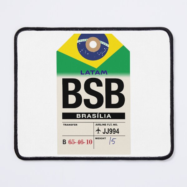 Item preview, Brasília (BSB) Brazil Airline Luggage Tag designed and sold by travelwitheric.