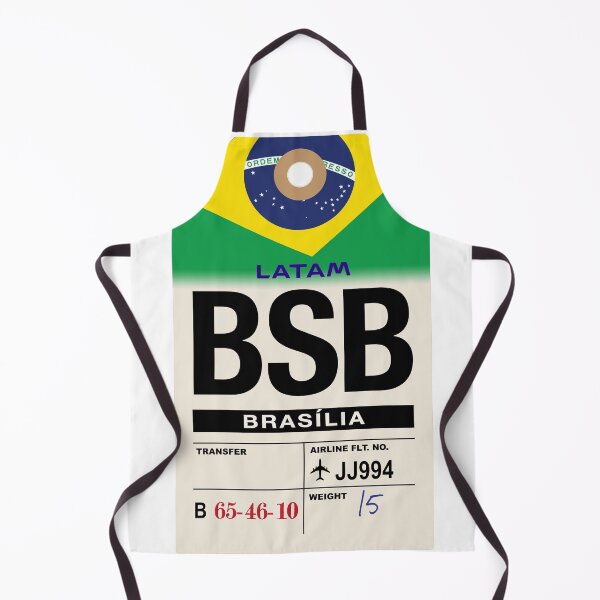 Item preview, Brasília (BSB) Brazil Airline Luggage Tag designed and sold by travelwitheric.
