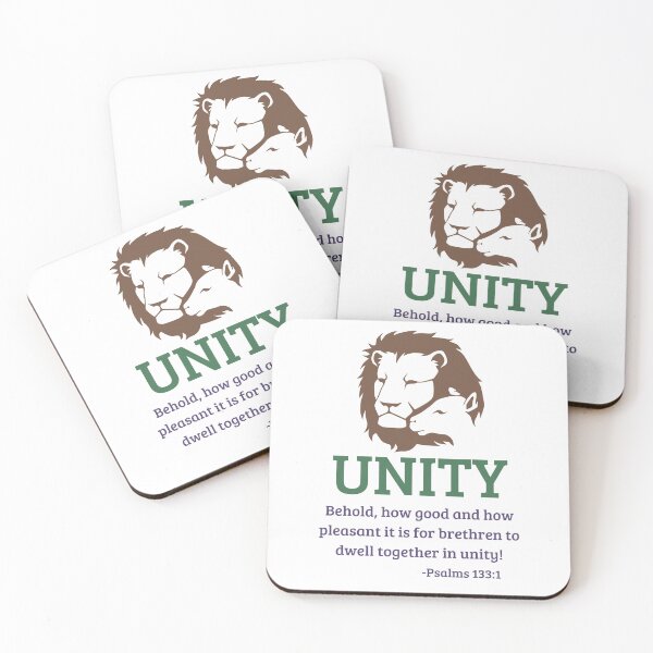 Item preview, Unity in Faith: Dwell Together in Harmony – Psalms 133:1 designed and sold by VerseGifts.