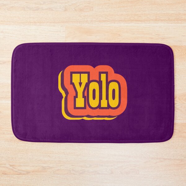 Item preview, Yolo Retro Typography designed and sold by ArtNoveltee.