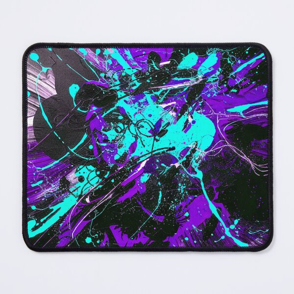 Item preview, Abstract Explosion - Purple, Light Blue designed and sold by Exodoi.