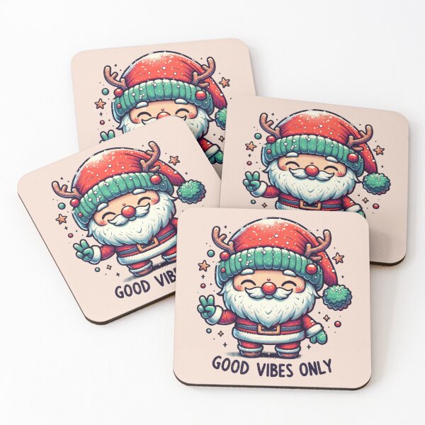 Item preview, Santa Good Vibes Only designed and sold by BassHeadMomma.