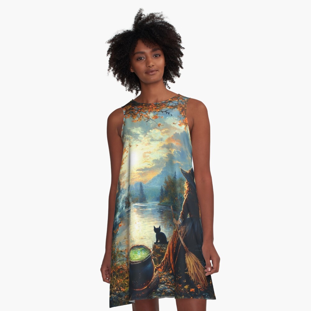 Item preview, A-Line Dress designed and sold by phatpuppyart.