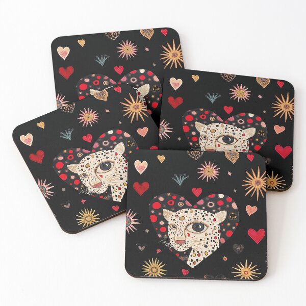 Item preview, Leopard with big eye embroidery designed and sold by ocanamx.