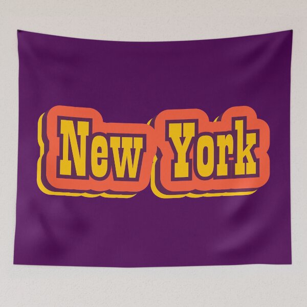 Item preview, New York Retro Typography designed and sold by ArtNoveltee.