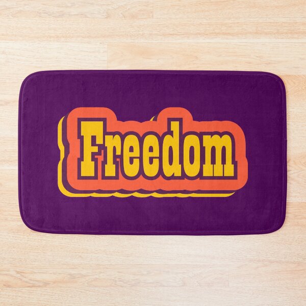 Item preview, Freedom Retro Typography designed and sold by ArtNoveltee.