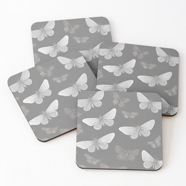 Item preview, Moth Pattern - Moth Design - Grey Moths designed and sold by Urbanwraps.
