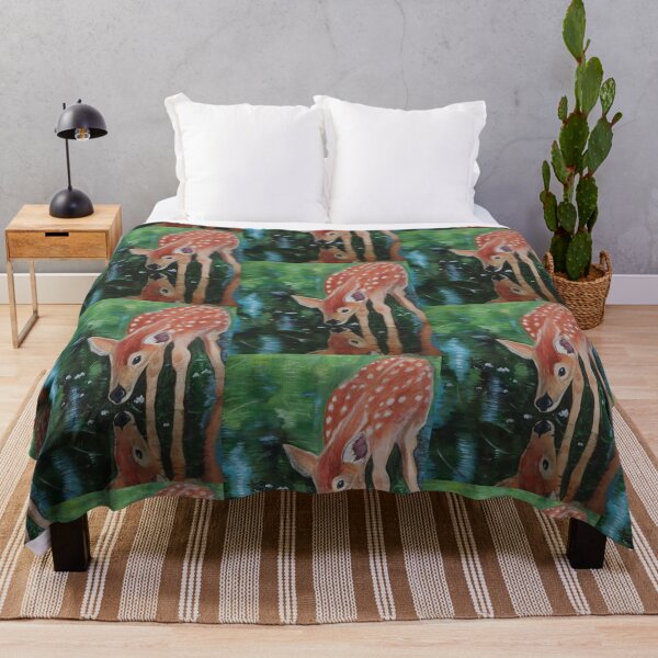 Item preview, Deer Looking in Water Painting designed and sold by IgorAndMore.