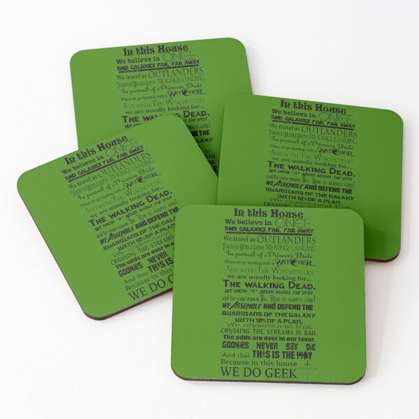 Item preview, En esta casa hacemos Geek 2 Verde y Negro designed and sold by TheCaliGirls.