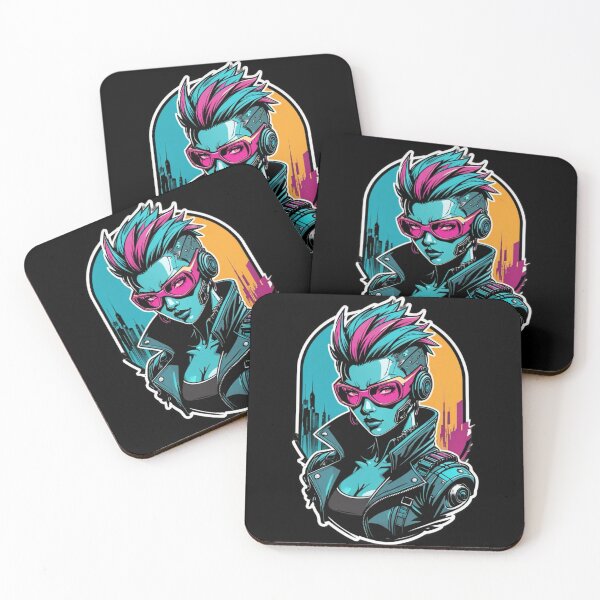 Item preview, Cyber Punk Chick designed and sold by TheJettz.
