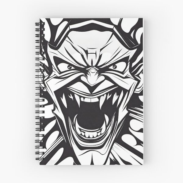 Item preview, Black and White Scary Face designed and sold by UNK-Fatigues.