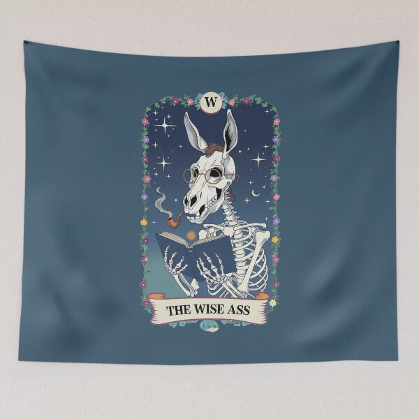 Item preview, THE WISE ASS - FUNNY TAROT CARD designed and sold by INNERHARMONY2.