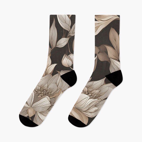 Item preview, Neutral Brown Flower Design  designed and sold by Urbanwraps.