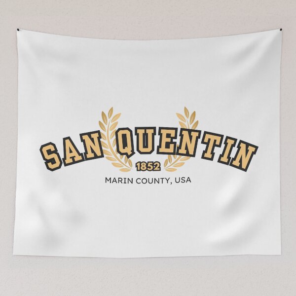 Item preview, San Quentin Prison University, Gold and Black designed and sold by UNK-Fatigues.