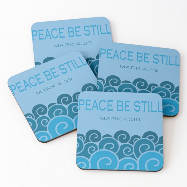 Item preview, Peace Be Still Rebuke Affirmation Prayer Quote Mark 4 39 designed and sold by teenugs.