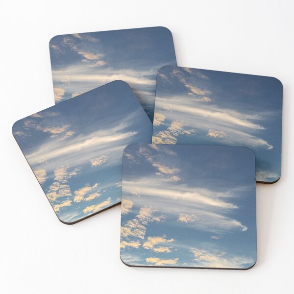Item preview, Sunset Orange and Wispy Clouds designed and sold by gistinker.