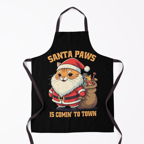 Item preview, Funny Christmas Santa Paws Is Coming To Town designed and sold by HolidayT-Shirts.