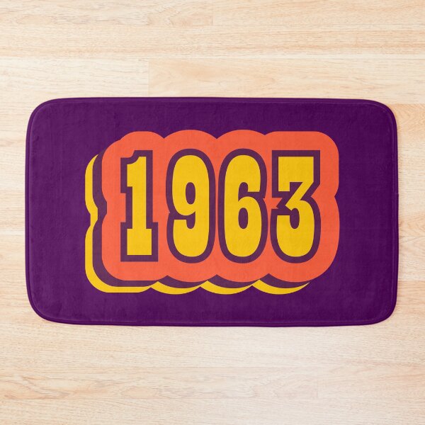 Item preview, 1963 Retro Typography, Vintage Birth Year Style designed and sold by ArtNoveltee.