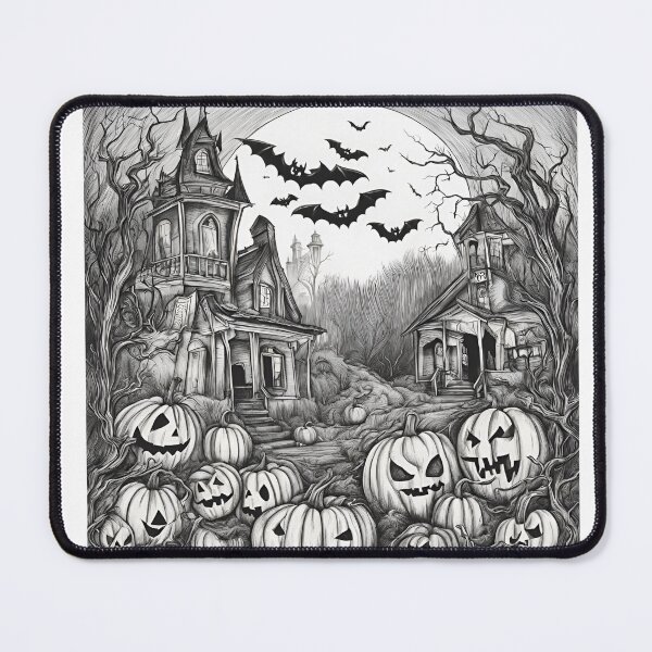 Item preview, Haunted pumpkin patch designed and sold by NicMacTees.