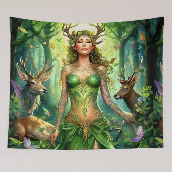 Item preview, Green Goddess striding designed and sold by MarilynBaldey7.