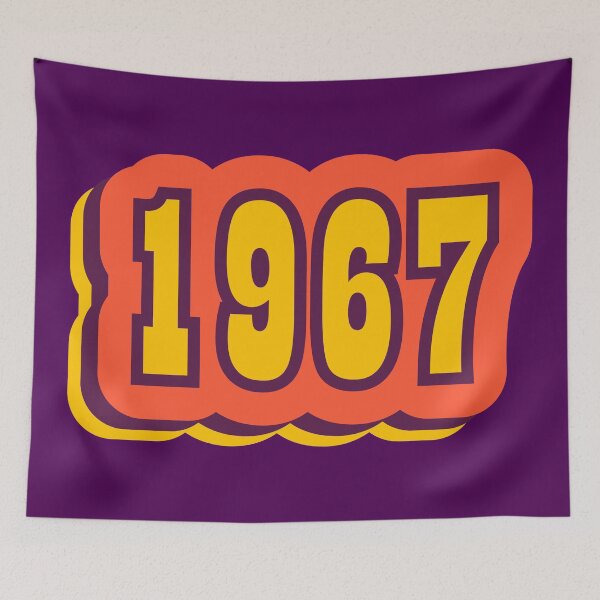 Item preview, 1967 Retro Typography, Vintage Birth Year Style designed and sold by ArtNoveltee.