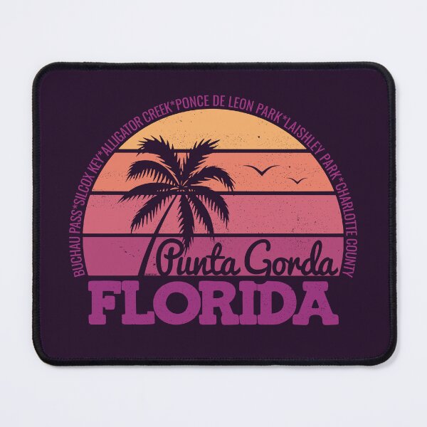 Item preview, Punta Gorda Florida Sunset Retro Vintage Local Pride Logo designed and sold by CRHPOD20.