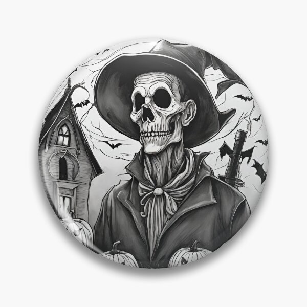 Item preview, Halloween ghoul drawing designed and sold by NicMacTees.