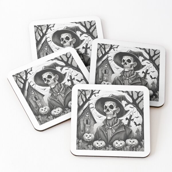 Item preview, Halloween ghoul drawing designed and sold by NicMacTees.