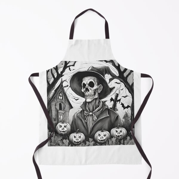 Item preview, Halloween ghoul drawing designed and sold by NicMacTees.