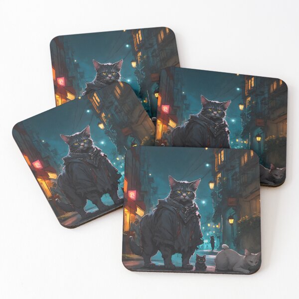 Item preview, Nocturnal Felines designed and sold by Rambarde-Knight.