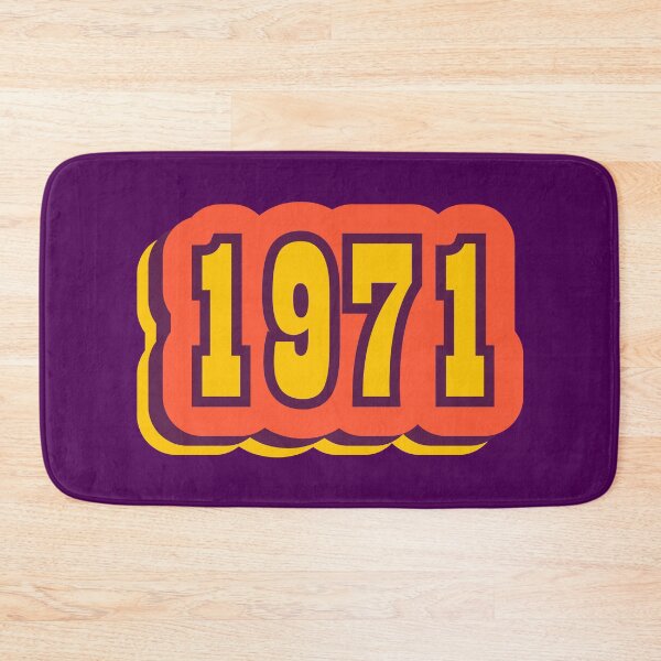 Item preview, 1971 Retro Typography, Vintage Birth Year Style designed and sold by ArtNoveltee.