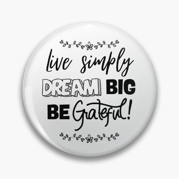 Item preview, Live Simple, Dream Big, Be Thankful designed and sold by mysummerland.