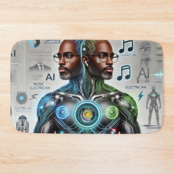 Item preview, Cyberpunk meets tech and human, man and machine designed and sold by Purposemaster.