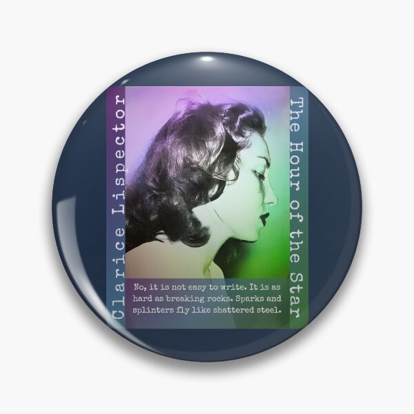 Item preview, Clarice Lispector quote: No, it is not easy to write. It is as hard as breaking rocks. Sparks and splinters fly like shattered steel. designed and sold by artbleed.