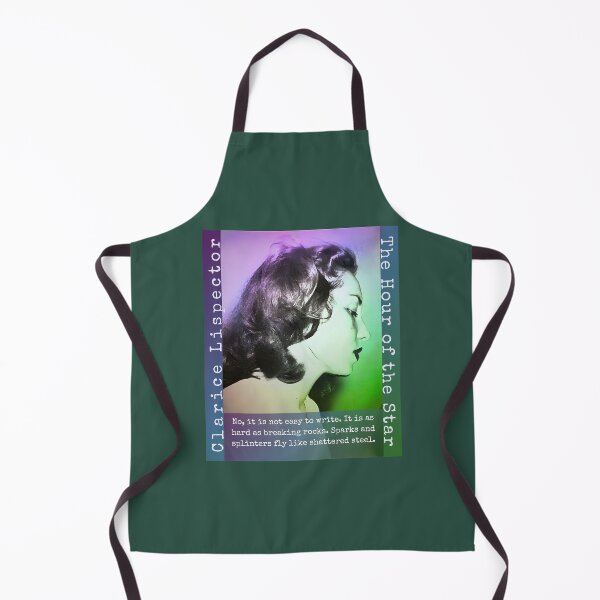 Item preview, Clarice Lispector quote: No, it is not easy to write. It is as hard as breaking rocks. Sparks and splinters fly like shattered steel. designed and sold by artbleed.