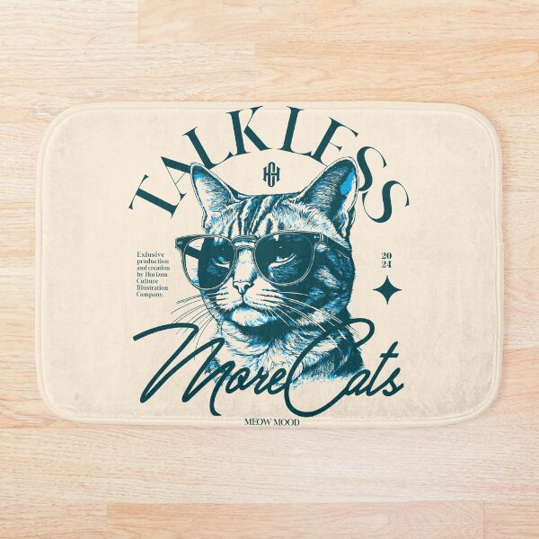 Item preview, Less Talk More Cats designed and sold by Horizon Cartoon.