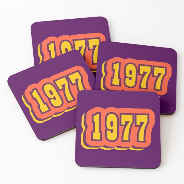 Item preview, 1977 Retro Typography, Vintage Birth Year Style designed and sold by ArtNoveltee.