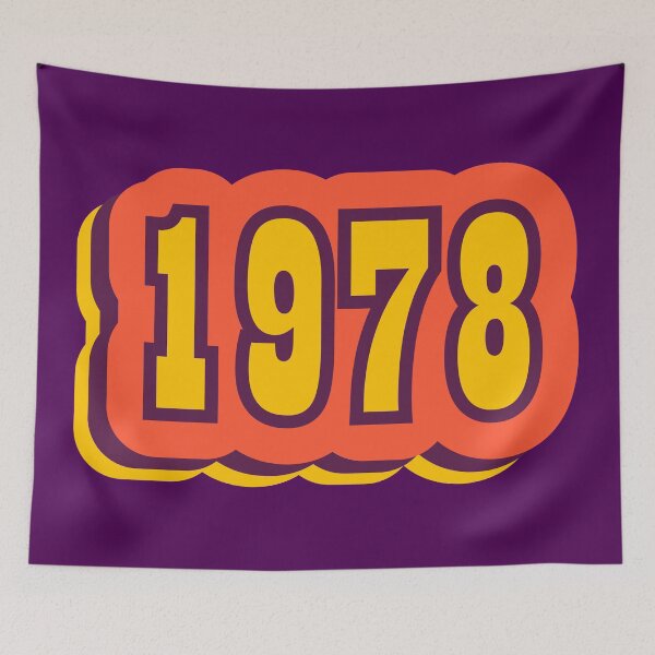 Item preview, 1978 Retro Typography, Vintage Birth Year Style designed and sold by ArtNoveltee.