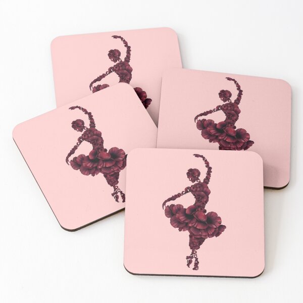 Item preview, Rose ballet dancer designed and sold by JeffriesArtCo.