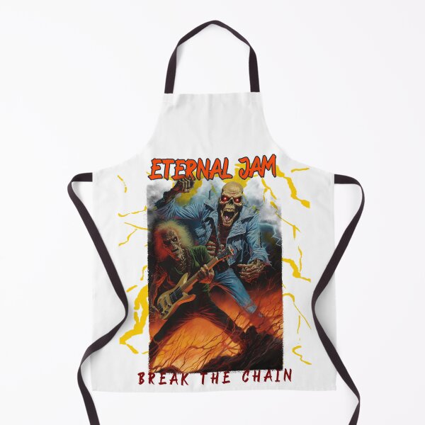 Item preview, Eternal Jam – Break the Chains | Skeleton Rocker 80s Rocker Design designed and sold by Pansies1.