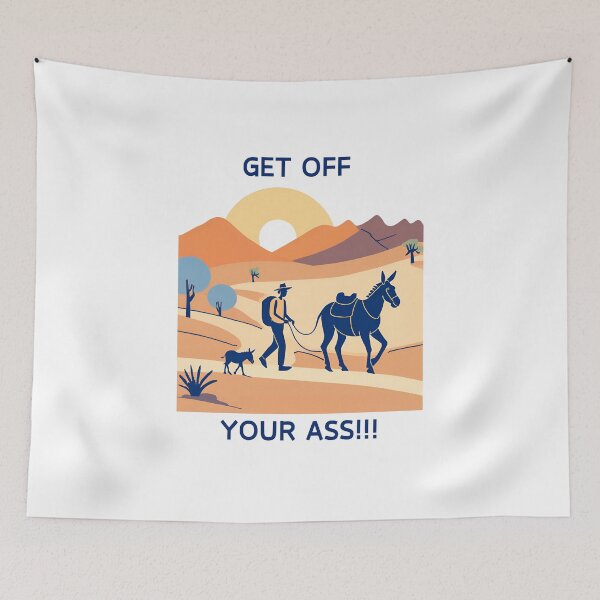 Item preview, Get off your ass! designed and sold by NicMacTees.