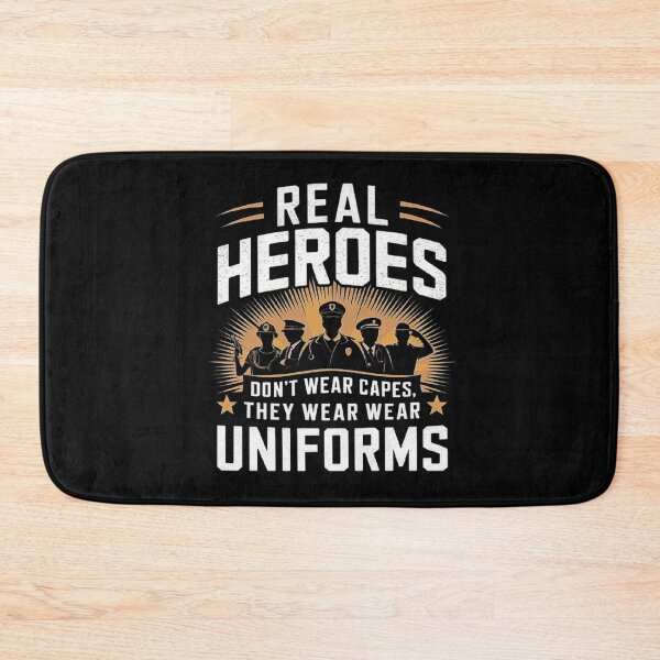 Item preview, Real Heroes Wear Uniforms - Celebrating Everyday Heroes designed and sold by love3617.