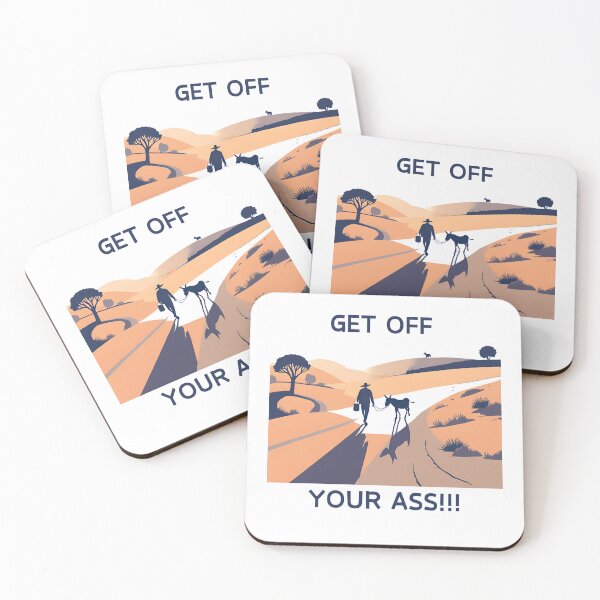 Item preview, Get off your ass! designed and sold by NicMacTees.