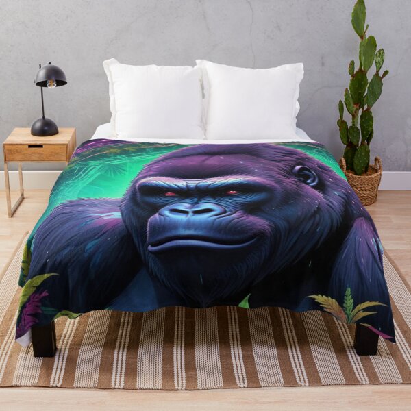 Item preview, Cyberpunk Silverback Gorilla designed and sold by BloodSweatNTers.